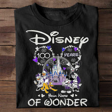 Load image into Gallery viewer, Personalized Disney 100 Years T-shirt & Hoodie Gift for Kids