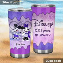Load image into Gallery viewer, Personalized Disney Tumbler 100 Years of Wonder Custom Name Gift