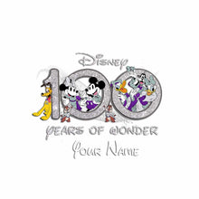 Load image into Gallery viewer, Personalized Disney 100 Years of Wonder Decal for Car or Wall