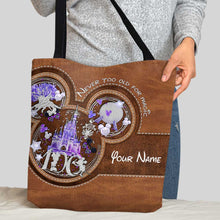 Load image into Gallery viewer, Personalized Mouse Tote Bag Custom Name Gift for Birthday
