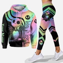 Load image into Gallery viewer, Personalized LGBT Support Hoodie and Leggings Custom Name Gift
