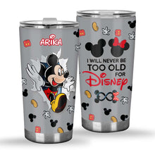 Load image into Gallery viewer, Personalized Disney Tumbler Custom Name Gift for Adults