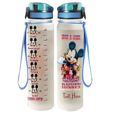 Load image into Gallery viewer, Personalized Disney Water Tracker Bottle Custom Name Gift