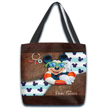 Load image into Gallery viewer, Personalized Pool-Themed Tote Bag with Mickey Design
