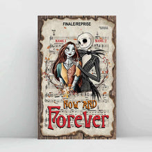 Load image into Gallery viewer, Personalized Nightmare Canvas Print Custom Names Gift for Couples