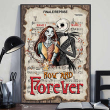 Load image into Gallery viewer, Personalized Nightmare Canvas Print Custom Names Gift for Couples