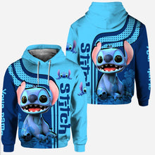 Load image into Gallery viewer, Personalized Stitch Hoodie and Leggings Set Custom Name Gift