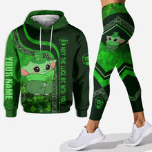 Load image into Gallery viewer, Personalized St. Patrick's Day Hoodie & Leggings Gift for Kids