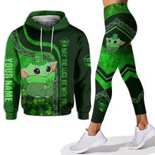 Load image into Gallery viewer, Personalized St. Patrick's Day Hoodie & Leggings Gift for Kids