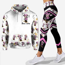 Load image into Gallery viewer, Personalized Mickey Mouse Hoodie and Leggings Set for Kids | Custom Name Gift