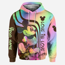 Load image into Gallery viewer, Personalized LGBT Support Hoodie and Leggings Custom Name Gift for Couples