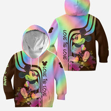 Load image into Gallery viewer, Personalized LGBT Support Hoodie and Leggings Custom Name Gift for Couples