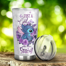 Load image into Gallery viewer, Personalized Ohana Tumbler for Girls with Custom Name and Design