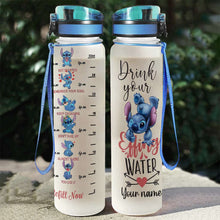 Load image into Gallery viewer, Personalized Ohana Water Tracker Bottle with Infuser for Kids