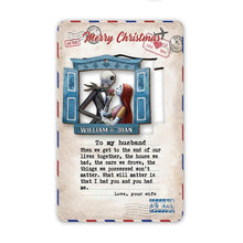 Load image into Gallery viewer, Personalized Christmas Nightmare Wooden Pop Out Ornament for Husband