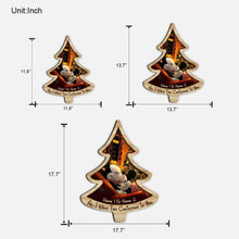 Load image into Gallery viewer, Personalized Christmas Tree Wood Sign Custom Names Gift