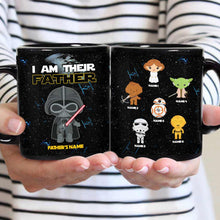 Load image into Gallery viewer, Personalized Star Wars Mug Gift for Dad Custom Names Father's Day
