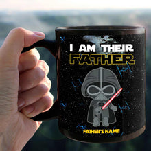 Load image into Gallery viewer, Personalized Star Wars Mug Gift for Dad Custom Names Father's Day