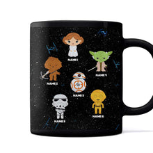 Load image into Gallery viewer, Personalized Star Wars Mug Gift for Dad Custom Names Father's Day
