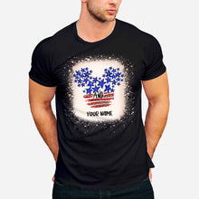 Load image into Gallery viewer, Personalized Stars And Stripes Mouse Ears T-Shirt & Hoodie for Independence Day