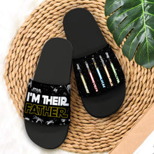 Load image into Gallery viewer, Personalized Slide Sandals Custom Name Gift for Dad