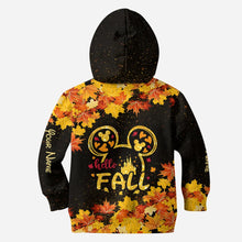 Load image into Gallery viewer, Personalized Fall Hoodie and Leggings Set Custom Name Gift