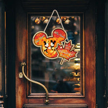 Load image into Gallery viewer, Personalized Mickey Mouse Wood Sign Custom Names Fall Decor