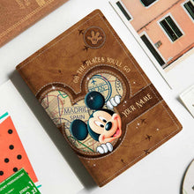Load image into Gallery viewer, Personalized Travel Passport Holder Cute Design Custom Name Gift