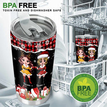 Load image into Gallery viewer, Personalized Christmas Tumbler Custom Friend Gift 20oz
