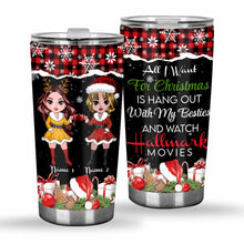 Load image into Gallery viewer, Personalized Christmas Tumbler Custom Friend Gift 20oz