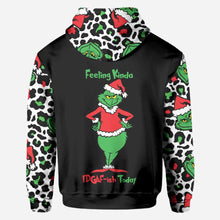 Load image into Gallery viewer, Personalized Grinch All Over Hoodie Custom Name Holiday Gift