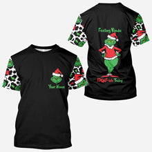 Load image into Gallery viewer, Personalized Grinch All Over Hoodie Custom Name Holiday Gift