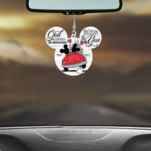 Load image into Gallery viewer, Personalized Couple Car Ornament God Blessed The Broken Road Gift