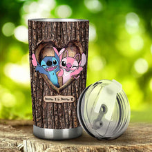 Load image into Gallery viewer, Personalized Ohana Tumbler Custom Name Gift for Couple