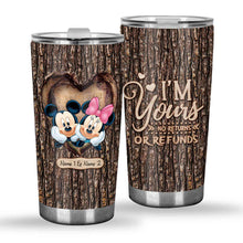 Load image into Gallery viewer, Personalized Mickey Mouse Tumbler Custom Names Gift for Couples