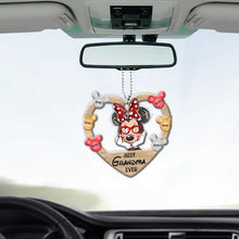 Load image into Gallery viewer, Personalized Best Grandma Ever Car Ornament Custom Name Gift