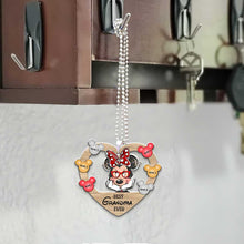 Load image into Gallery viewer, Personalized Best Grandma Ever Car Ornament Custom Name Gift
