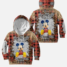 Load image into Gallery viewer, Personalized Christmas Mouse Hoodie and Leggings Set for Adults