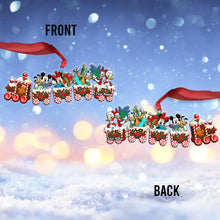 Load image into Gallery viewer, Personalized Christmas Mouse Train Ornament Custom Name Gift