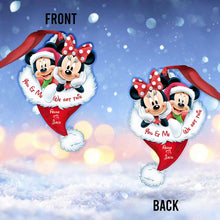 Load image into Gallery viewer, Personalized Christmas Mouse Ornament Custom Name Gift