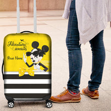 Load image into Gallery viewer, Personalized Mouse Luggage Cover Custom Name Travel Accessory