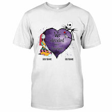 Load image into Gallery viewer, Personalized Couple T-Shirt & Hoodie Custom Names Gift