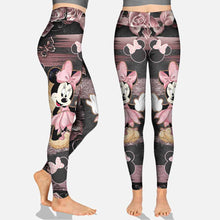 Load image into Gallery viewer, Personalized Little Pink Mouse Ears Cross Tank & Leggings Set