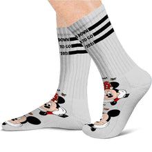 Load image into Gallery viewer, Custom Personalized Mouse Socks Gift for Couples | Forever To Go