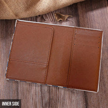 Load image into Gallery viewer, Personalized Leather Luggage Tag & Passport Holder Travel Set Gift