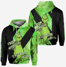 Load image into Gallery viewer, Personalized Grinch Hoodie and Leggings Set for Christmas
