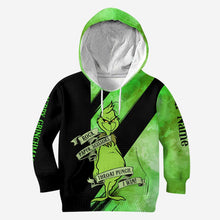 Load image into Gallery viewer, Personalized Grinch Hoodie and Leggings Set for Christmas