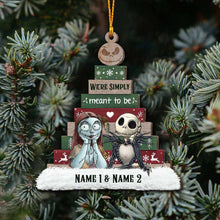 Load image into Gallery viewer, Personalized Nightmare Before Christmas Ornament Custom Names Gift