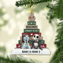 Load image into Gallery viewer, Personalized Nightmare Before Christmas Ornament Custom Names Gift