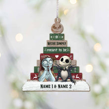 Load image into Gallery viewer, Personalized Nightmare Before Christmas Ornament Custom Names Gift